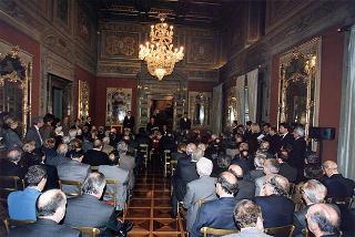 Roma, Palazzo Giustiniani: intervento del Presidente della Repubblica all'incontro con i Costituenti, in occasione delle celebrazioni del 50° anniversario della Costituzione