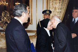 Incontro con Madre Maria Emanuela Jacovone, Vicaria generale delle Suore Missionarie di Gesù Eterno Sacerdote, con una delegazione di aderenti al "Movimento Apostolico Nuovi"