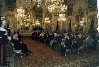 Incontro con Madre Maria Emanuela Jacovone, Vicaria generale delle Suore Missionarie di Gesù Eterno Sacerdote, con una delegazione di aderenti al "Movimento Apostolico Nuovi"