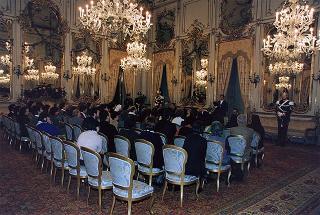 Incontro con Madre Maria Emanuela Jacovone, Vicaria generale delle Suore Missionarie di Gesù Eterno Sacerdote, con una delegazione di aderenti al "Movimento Apostolico Nuovi"