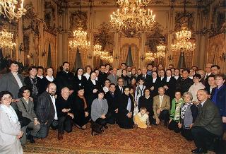 Incontro con Madre Maria Emanuela Jacovone, Vicaria generale delle Suore Missionarie di Gesù Eterno Sacerdote, con una delegazione di aderenti al "Movimento Apostolico Nuovi"