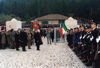 Mignano Montelungo (Caserta): intervento del Presidente della Repubblica alla cerimonia celebrativa del 54° anniversario della Battaglia di Monte Lungo
