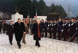 Mignano Montelungo (Caserta): intervento del Presidente della Repubblica alla cerimonia celebrativa del 54° anniversario della Battaglia di Monte Lungo