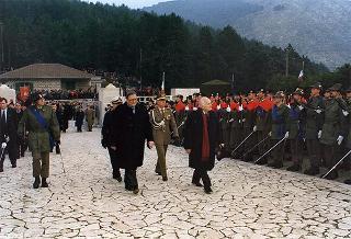 Mignano Montelungo (Caserta): intervento del Presidente della Repubblica alla cerimonia celebrativa del 54° anniversario della Battaglia di Monte Lungo
