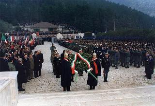 Mignano Montelungo (Caserta): intervento del Presidente della Repubblica alla cerimonia celebrativa del 54° anniversario della Battaglia di Monte Lungo