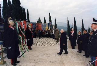 Mignano Montelungo (Caserta): intervento del Presidente della Repubblica alla cerimonia celebrativa del 54° anniversario della Battaglia di Monte Lungo