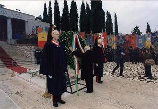 Mignano Montelungo (Caserta): intervento del Presidente della Repubblica alla cerimonia celebrativa del 54° anniversario della Battaglia di Monte Lungo