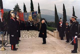 Mignano Montelungo (Caserta): intervento del Presidente della Repubblica alla cerimonia celebrativa del 54° anniversario della Battaglia di Monte Lungo