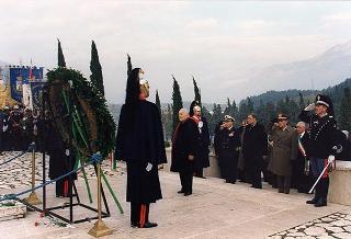 Mignano Montelungo (Caserta): intervento del Presidente della Repubblica alla cerimonia celebrativa del 54° anniversario della Battaglia di Monte Lungo
