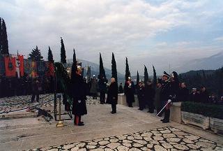 Mignano Montelungo (Caserta): intervento del Presidente della Repubblica alla cerimonia celebrativa del 54° anniversario della Battaglia di Monte Lungo