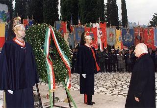 Mignano Montelungo (Caserta): intervento del Presidente della Repubblica alla cerimonia celebrativa del 54° anniversario della Battaglia di Monte Lungo