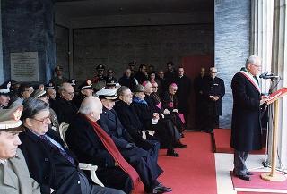 Mignano Montelungo (Caserta): intervento del Presidente della Repubblica alla cerimonia celebrativa del 54° anniversario della Battaglia di Monte Lungo