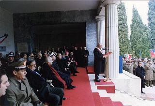 Mignano Montelungo (Caserta): intervento del Presidente della Repubblica alla cerimonia celebrativa del 54° anniversario della Battaglia di Monte Lungo