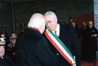Mignano Montelungo (Caserta): intervento del Presidente della Repubblica alla cerimonia celebrativa del 54° anniversario della Battaglia di Monte Lungo