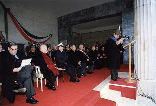 Mignano Montelungo (Caserta): intervento del Presidente della Repubblica alla cerimonia celebrativa del 54° anniversario della Battaglia di Monte Lungo