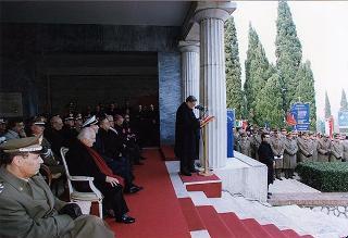 Mignano Montelungo (Caserta): intervento del Presidente della Repubblica alla cerimonia celebrativa del 54° anniversario della Battaglia di Monte Lungo
