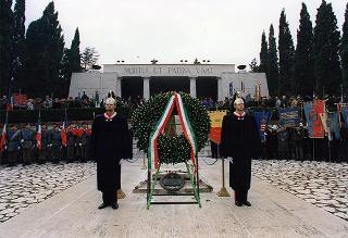 Mignano Montelungo (Caserta): intervento del Presidente della Repubblica alla cerimonia celebrativa del 54° anniversario della Battaglia di Monte Lungo