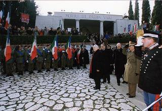 Mignano Montelungo (Caserta): intervento del Presidente della Repubblica alla cerimonia celebrativa del 54° anniversario della Battaglia di Monte Lungo