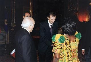 Signora Aanaa Naamua Enin, nuovo ambasciatore della Repubblica del Ghana: presentazione lettere credenziali