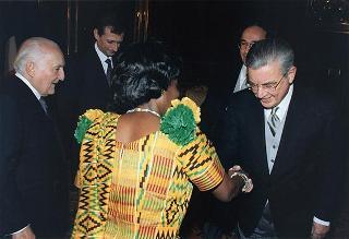 Signora Aanaa Naamua Enin, nuovo ambasciatore della Repubblica del Ghana: presentazione lettere credenziali