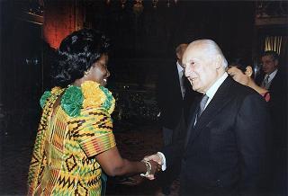 Signora Aanaa Naamua Enin, nuovo ambasciatore della Repubblica del Ghana: presentazione lettere credenziali