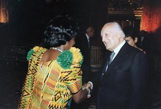 Signora Aanaa Naamua Enin, nuovo ambasciatore della Repubblica del Ghana: presentazione lettere credenziali