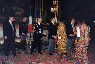 Signora Aanaa Naamua Enin, nuovo ambasciatore della Repubblica del Ghana: presentazione lettere credenziali