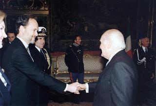 Thomas M. Foglietta, nuovo ambasciatore degli Stati Uniti d'America (USA): presentazione lettere credenziali