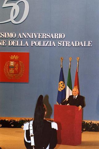 Nettuno (RM): intervento del Presidente della Repubblica al Convegno sul tema "Sicurezza stradale", per il 50° anniversario di costituzione della Polizia stradale
