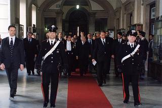 Napoli: intervento del Presidente della Repubblica all'inaugurazione del II Forum Civile Euromed ed alla cerimonia di presentazione dell'opera collettanea Napoli e i suoi Avvocati. Oggi