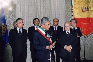 Napoli: intervento del Presidente della Repubblica all'inaugurazione del II Forum Civile Euromed ed alla cerimonia di presentazione dell'opera collettanea Napoli e i suoi Avvocati. Oggi
