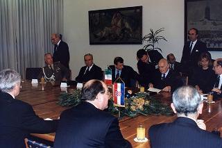 Zagabria-Pola: visita del Presidente della Repubblica nella Repubblica di Croazia, 16-