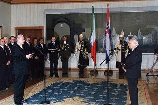 Zagabria-Pola: visita del Presidente della Repubblica nella Repubblica di Croazia, 16-