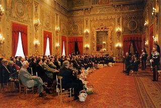 On. Giuseppe Avolio, presidente della Confederazione italiana degli agricoltori, con i presidenti regionali e provinciali, per il 20° anniversario di fondazione della CIA