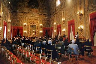 On. Giuseppe Avolio, presidente della Confederazione italiana degli agricoltori, con i presidenti regionali e provinciali, per il 20° anniversario di fondazione della CIA