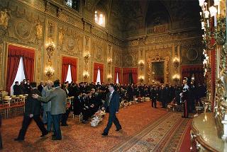On. Giuseppe Avolio, presidente della Confederazione italiana degli agricoltori, con i presidenti regionali e provinciali, per il 20° anniversario di fondazione della CIA