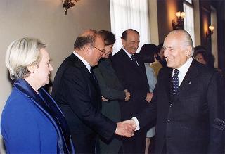 Presentazione degli auguri da parte del Corpo diplomatico