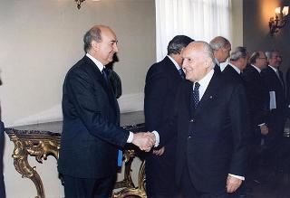 Presentazione degli auguri da parte del Corpo diplomatico