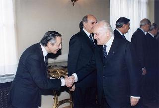 Presentazione degli auguri da parte del Corpo diplomatico