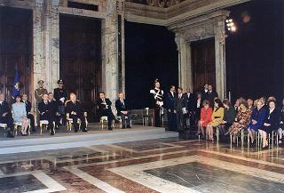 Presentazione degli auguri da parte del Corpo diplomatico
