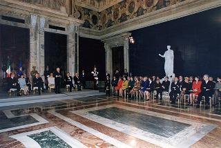 Presentazione degli auguri da parte del Corpo diplomatico