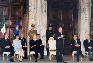 Presentazione degli auguri da parte del Corpo diplomatico