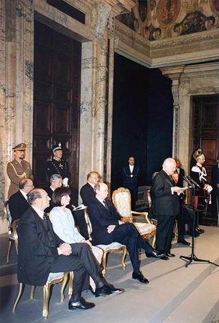 Presentazione degli auguri da parte del Corpo diplomatico