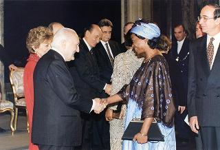 Presentazione degli auguri da parte del Corpo diplomatico