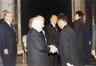 Presentazione degli auguri da parte del Corpo diplomatico