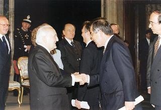 Presentazione degli auguri da parte del Corpo diplomatico