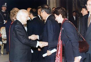 Presentazione degli auguri da parte del Corpo diplomatico