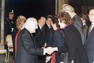 Presentazione degli auguri da parte del Corpo diplomatico