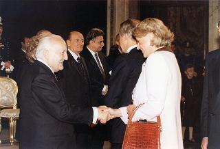 Presentazione degli auguri da parte del Corpo diplomatico