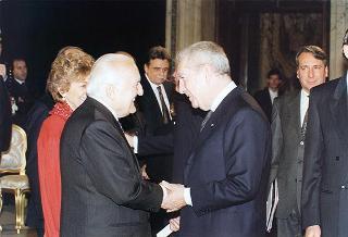 Presentazione degli auguri da parte del Corpo diplomatico